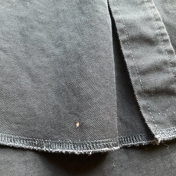 Wrangler Mens size Large western button-down shirt pearl snap black (see Flaw). - Picture 8 of 9